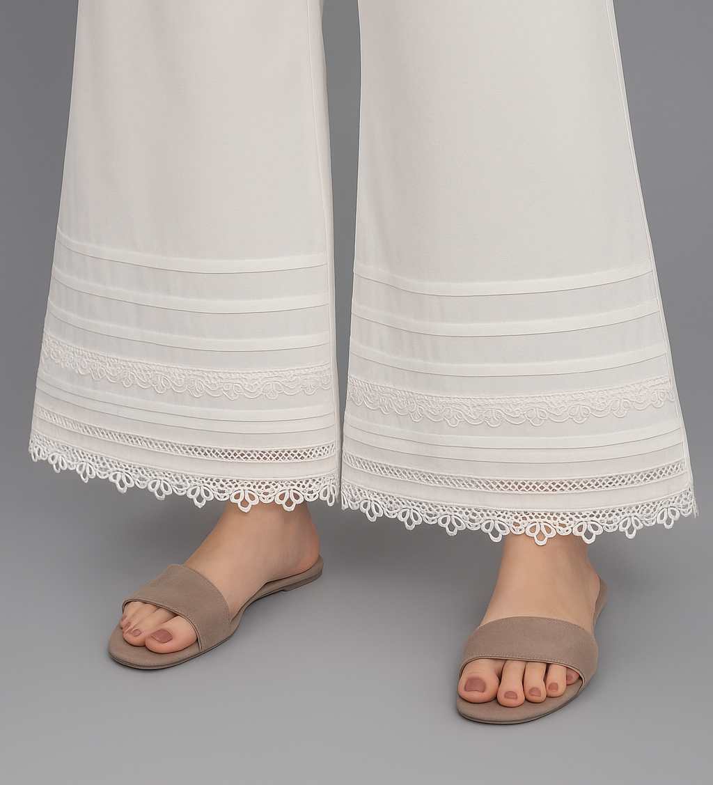 Cotton Flared Pants