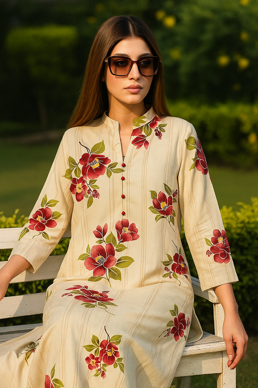 Winter Khaddar Kaftan