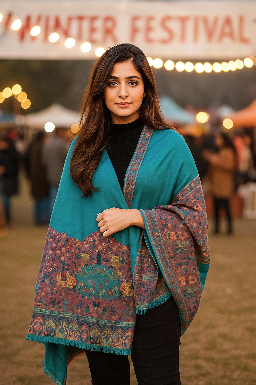 Feroza Kaani Shawl