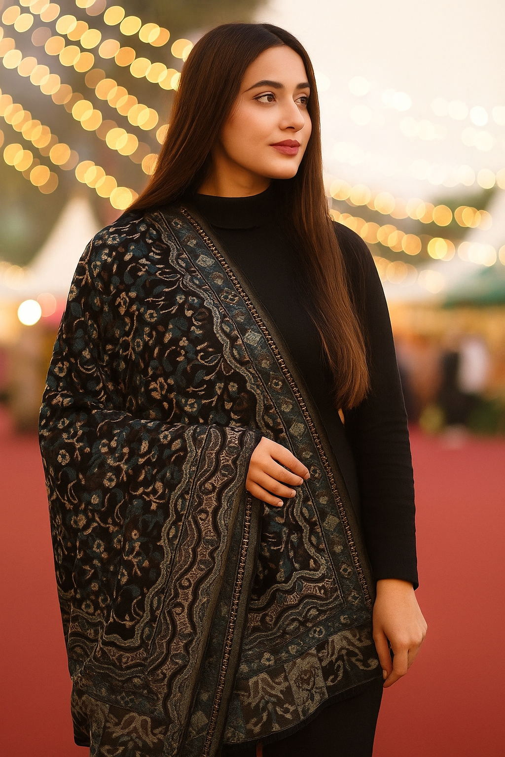 Black Swan Kaani Shawl