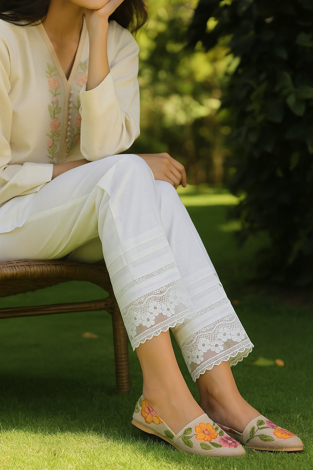 Lacework Chic Pants
