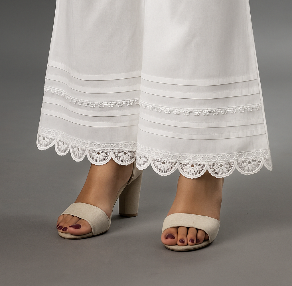 Cotton Flared Pants
