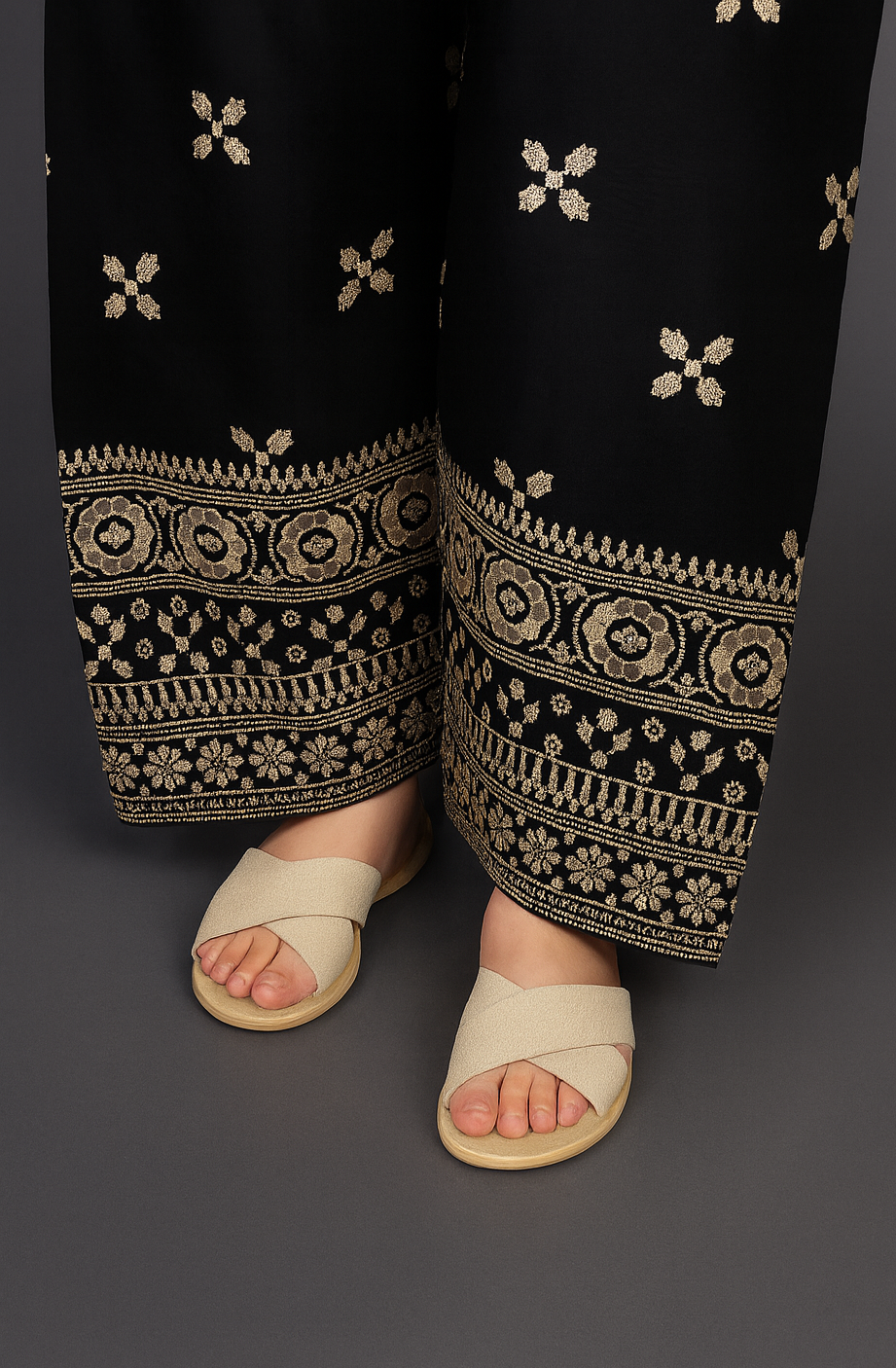 Cotton Embroidered Shalwar