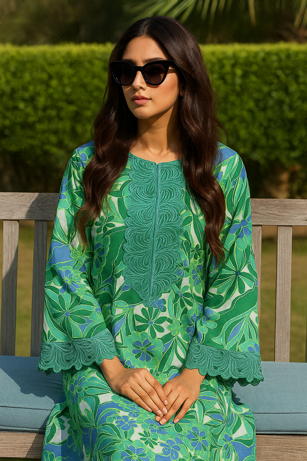 Stunning Crepe Kaftan