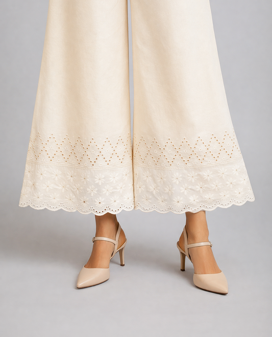 Chikankari Cotton Palazzo