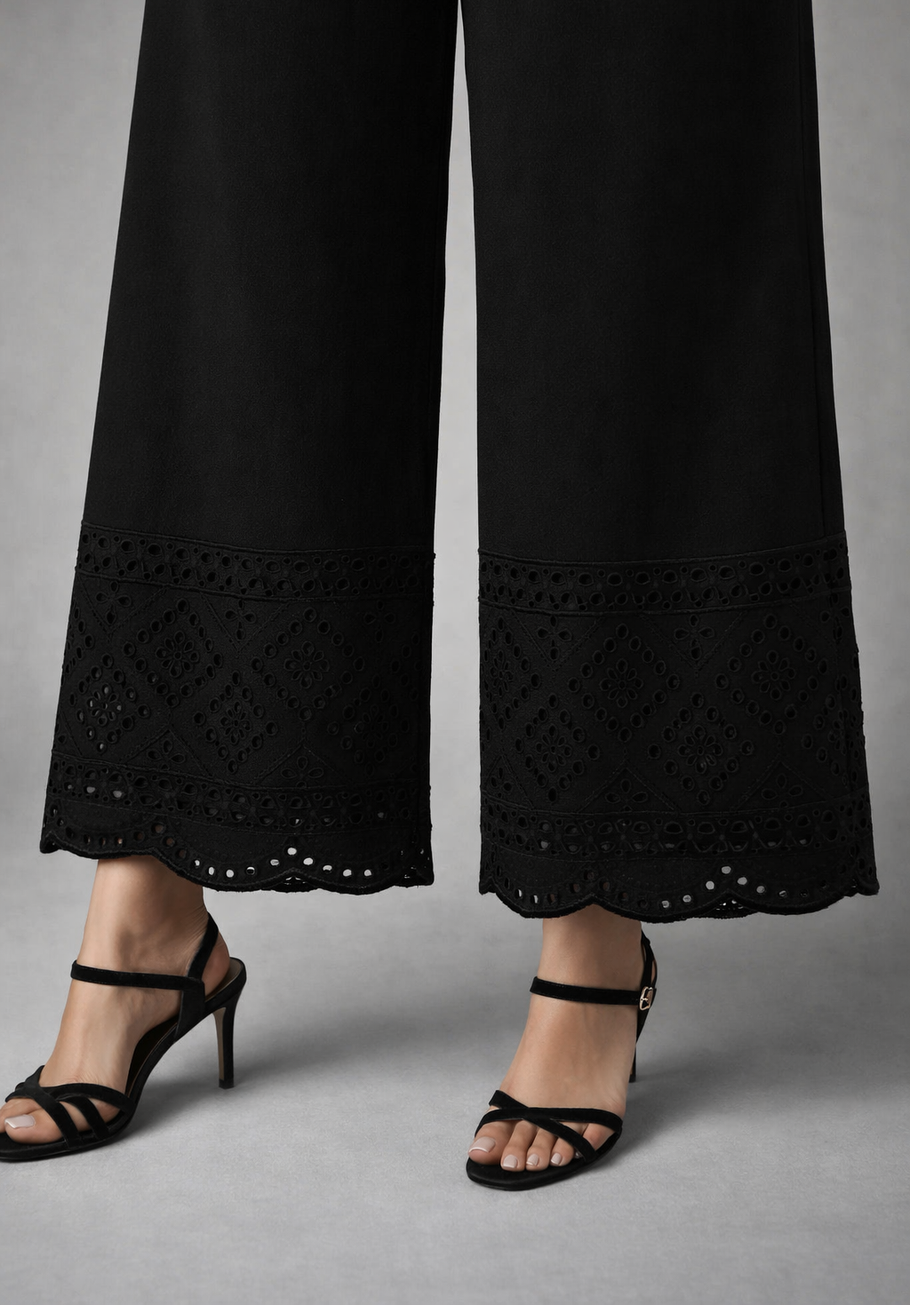 Cotton Chikankari Palazzo