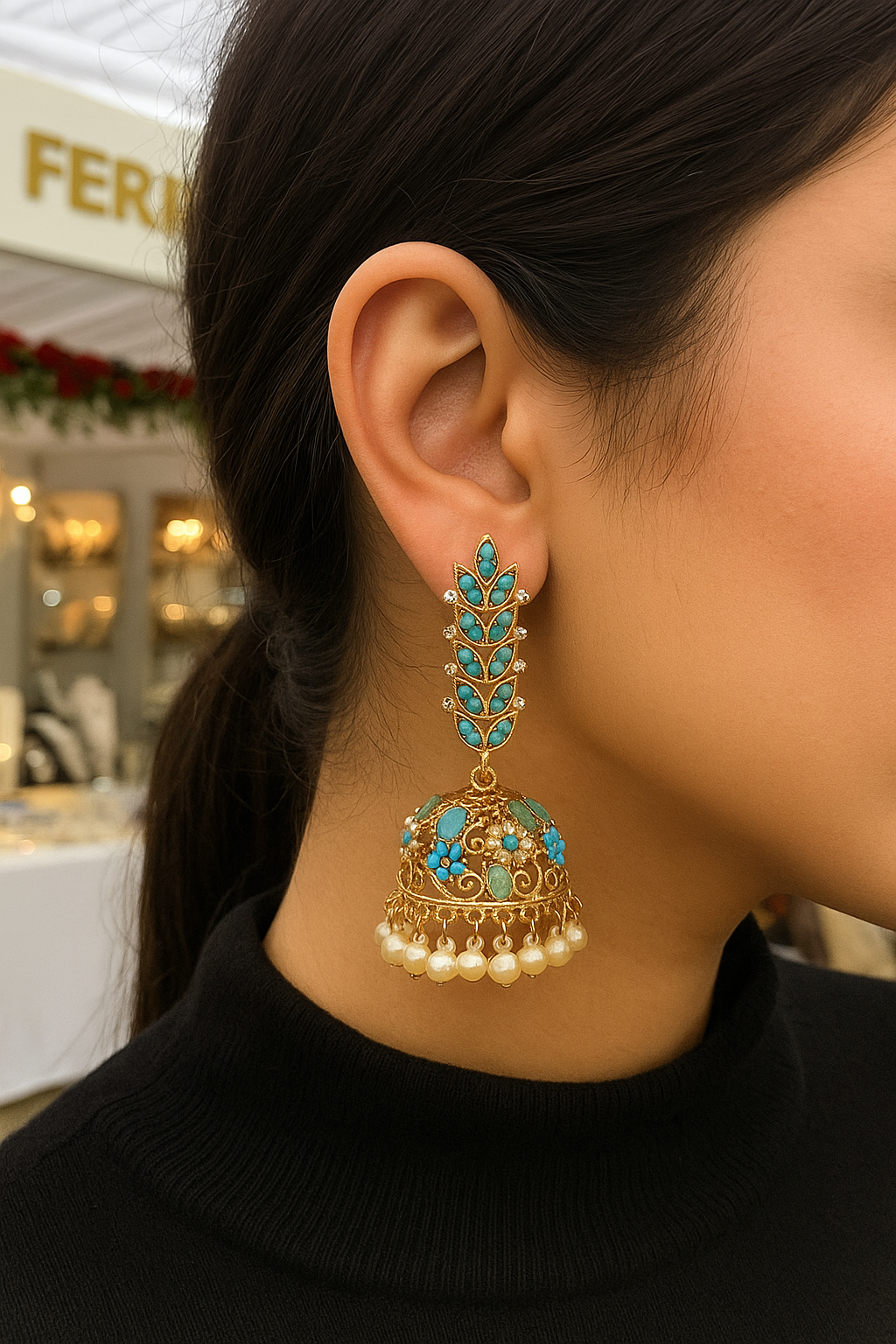 Royal Feroza Jhumka