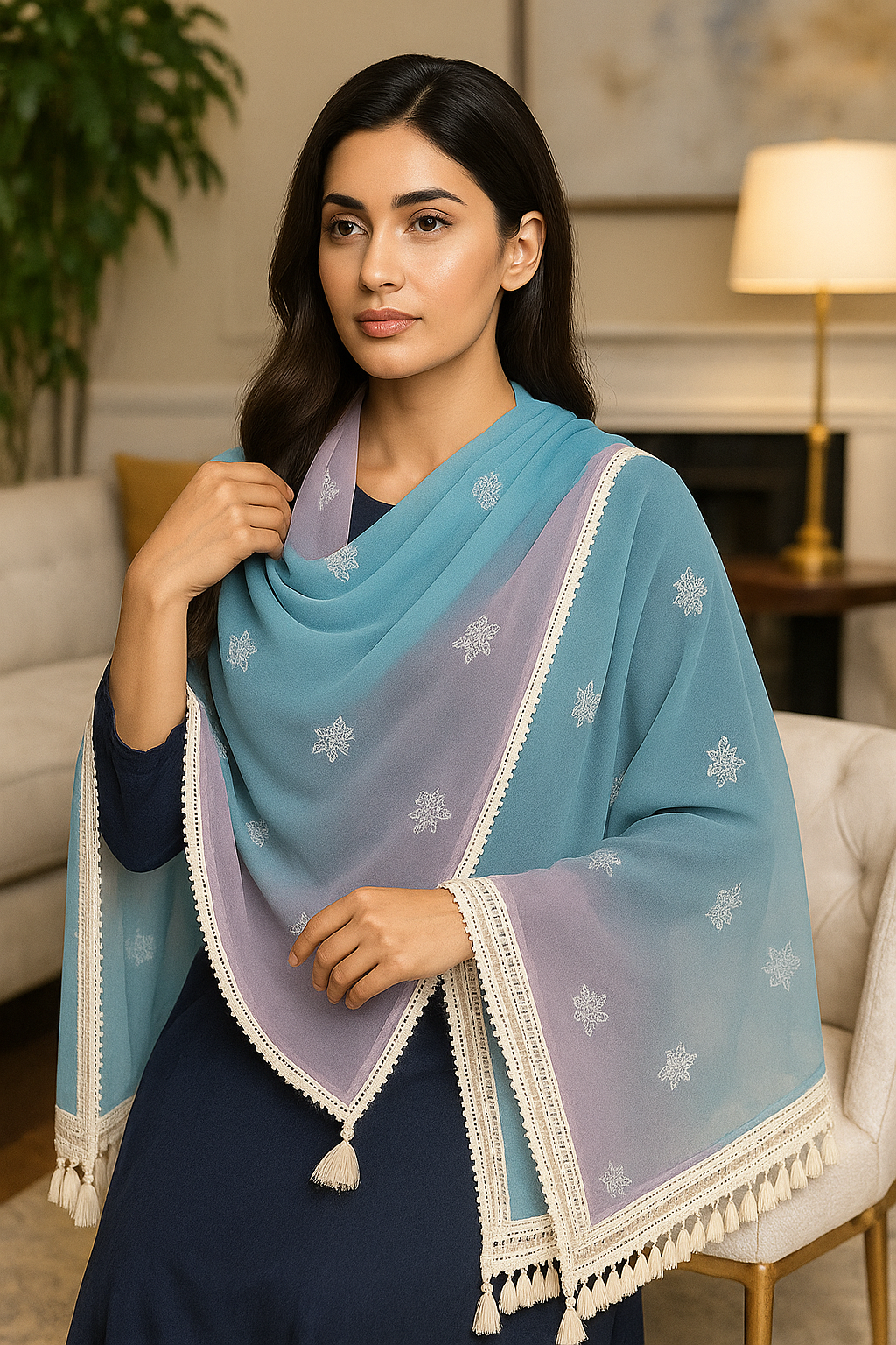 Embroidered Scarves