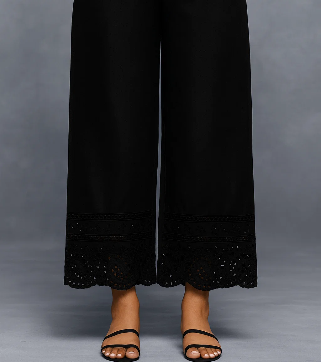 Chikankari Cotton Culottes