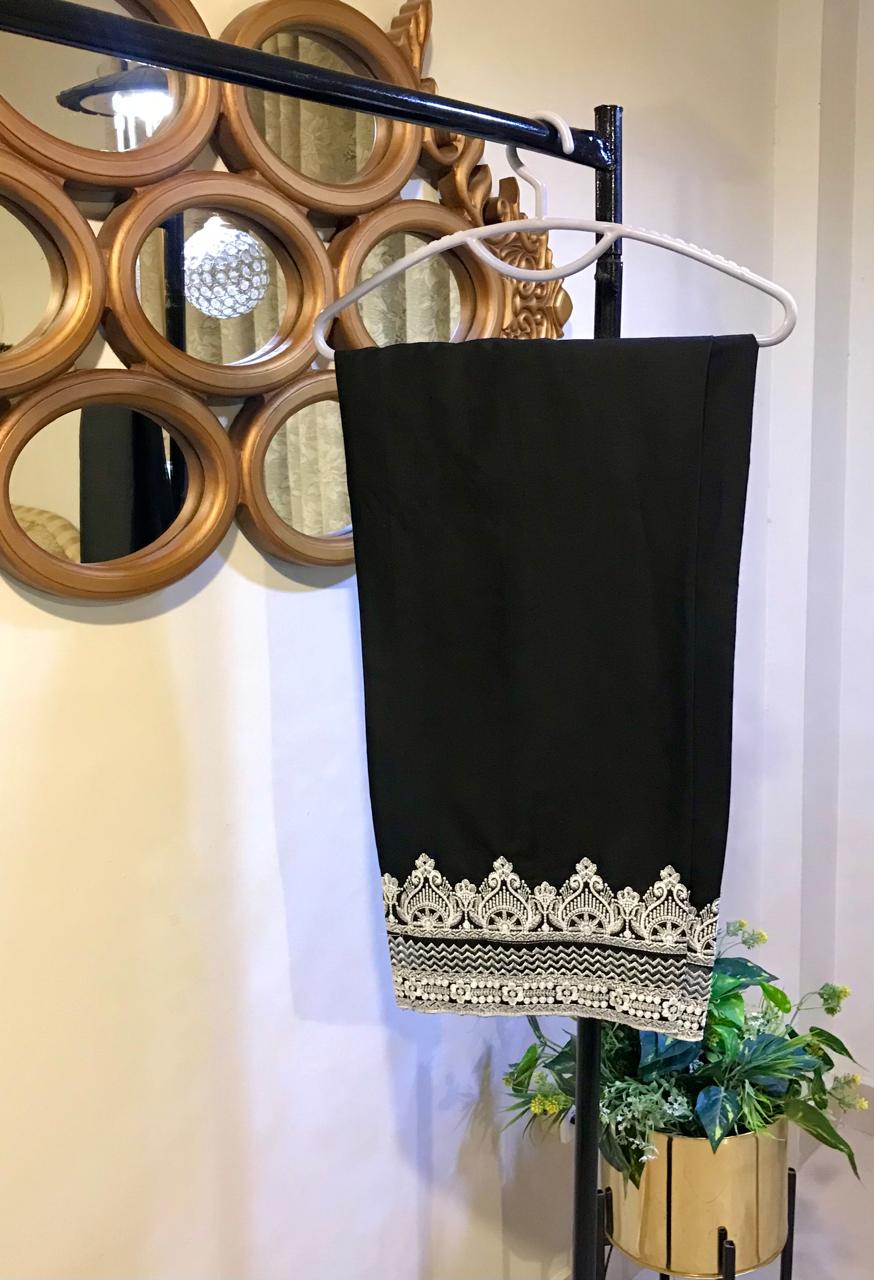 STRAIGHT TROUSER ( BLACK )